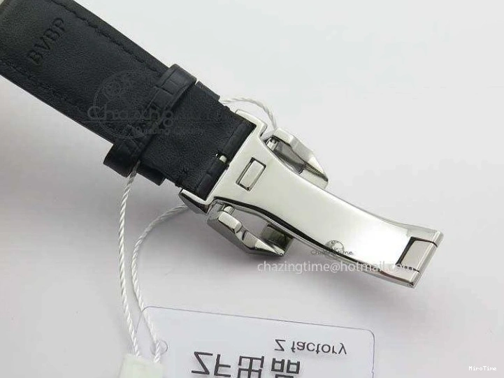 MIROTIME 0313 Modern Portuguese IW371404 ZF V3 1:1 Best Edition SS Black Dial On Black Leather Strap A 7267